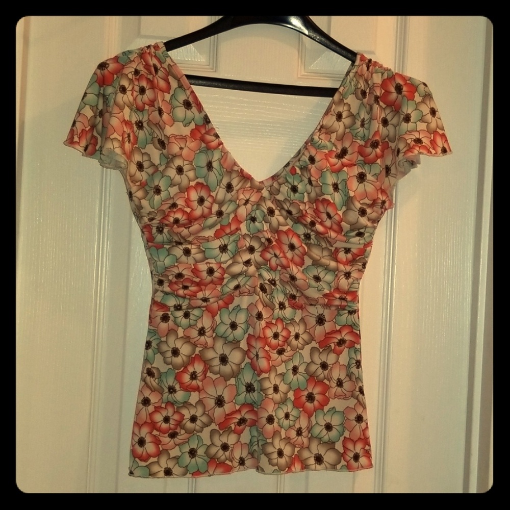 Flattering Feminine Floral Top